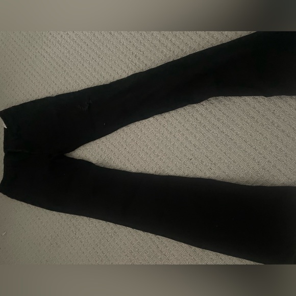 Black low rise flared jeans - Picture 1 of 2